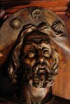 Saint-Jacques - bois sculpté XIXème siècle (détail)