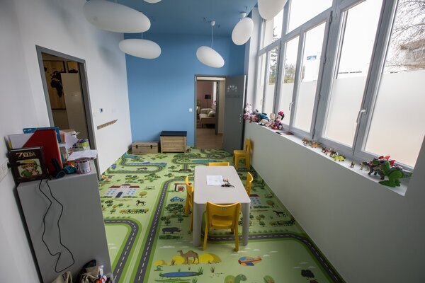 La salle d'accueil des enfants dans la Maison des femmes Toulouse Occitanie Ouest