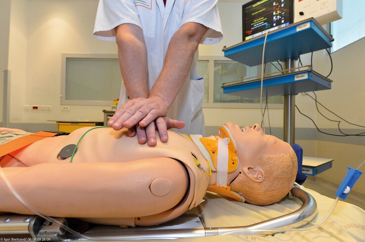 Une simulation sur mannequin à l'itSimS