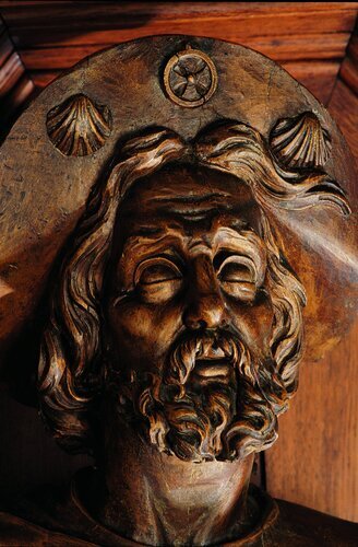 06 - Statue de Saint-Jacques (détail)